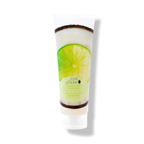 100% PURE Gel Natural Foaming & Hydrating Body Wash - Deeply Moisturizing Gentle Soap Cleanser for All Skin Types, Even Sensitive - Gluten-Free - 8 Fl Oz