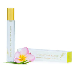 PURE FIJI Infused Oil Rollerball - Essential Oil Roller Bottles Pure Travel Essentials, Natural Oils Roll On-for Aromatherapy, Kids, Children, Adults - 0.33oz