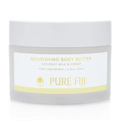 PURE FIJI Nourishing Body Butter, Natural Ingredients, Not Tested On Animals, Organic - 6.7oz/200ml