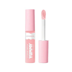 COVERGIRL Clean Fresh Yummy & Yummy Plumper Lip Gloss, Sheer, Natural Scents, Vegan Formula