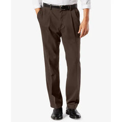 Dockers Men's Easy Classic Pleated Fit Khaki Stretch Pants