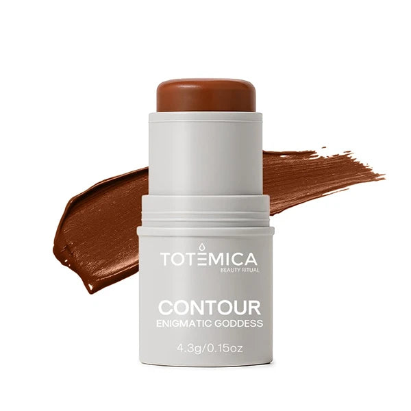 TOTEMICA Cream Contour Stick, “Enigmatic Goddess” by Ana Patricia, Cool Toned Sculpting Makeup, Soft Matte Cream Formula, Long-Lasting Blendable Face Shaping Stick | 0.15 oz