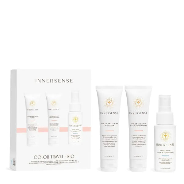 INNERSENSE Organic Beauty Travel Hair Trio - Non-Toxic, Cruelty-Free, Clean Haircare