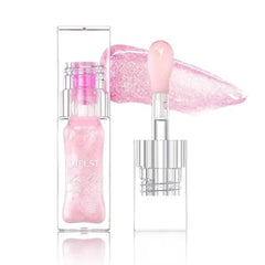BANGFENG Lip Glow Oil – Hydrating, Non-Sticky Plumping Lip Gloss & Tinted Lip Balm | Long-Lasting Moisturizing Shine, Big Brush Head
