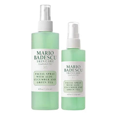 Mario Badescu Facial Spray with Aloe, Cucumber and Green Tea for All Skin Types, Face Mist that Hydrates & Invigorates
