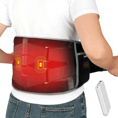 Comfytemp Cordless Heating Pad for Back Pain Relief - Battery Powered Waist Belt with Massage