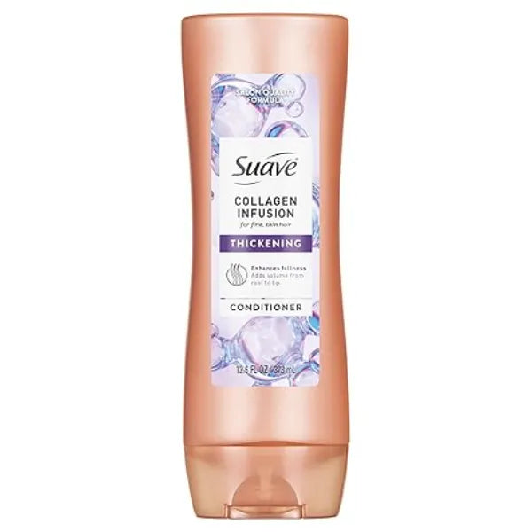 Suave Professionals Thickening Conditioner Collagen Infusion For Fine to Flat Hair Conditioner for Volume