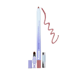 Kosas Hotliner Retractable Lip Liner Pencil with Built-In Brush & Sharpener - Easy Contouring, Hydrating, Long-Lasting - Pigmented Creamy Texture for Plumping Lips - Hyaluronic Acid & Konjac