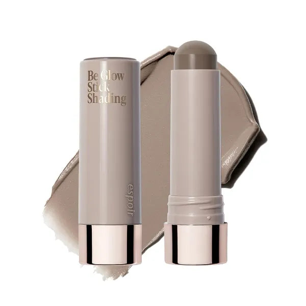 Espoir Be Glow Shading Stick Contour │Creamy Solid Texture & Smooth Gliding on Face with Hyaluronic Peptide, Natural Contour Color for Daily Radiant Makeup - 1 Count (Pack of 1)