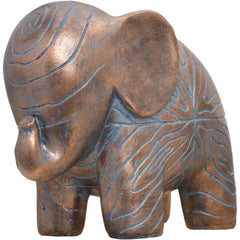 Kakizzy Elephant Statue, African Animal Decor, Wooden Elephant Gift for Women, Boho Decor for Living Room, Shelf, Office
