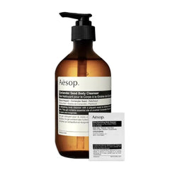 Aesop Body Cleanser Collection | Geranium Leaf, Eleos Nourishing, A Rose By Any Other Name, Coriander Seed | Gentle, Hydrating & Refreshing | 16.9 oz / 500mL