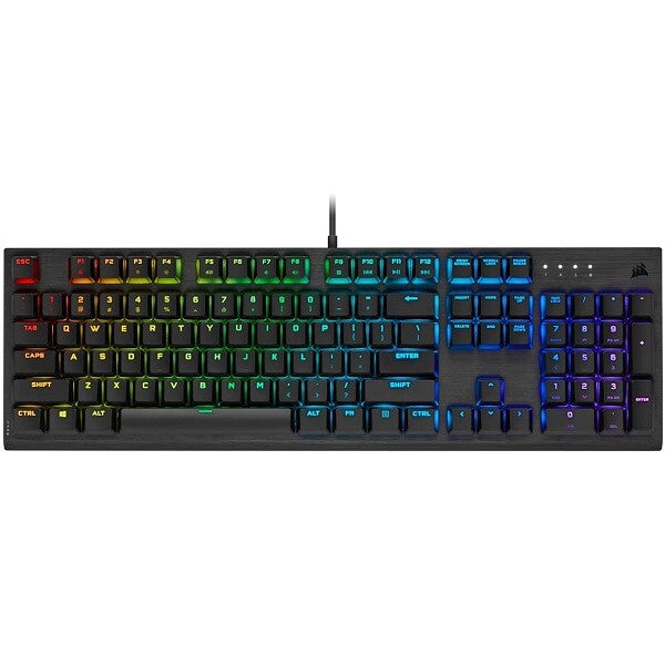 Corsair K60 RGB Pro Low Profile Mechanical Gaming Keyboard (CH-910D018-NA) Black