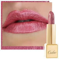 Oulac Lipstick for Women with Metallic 3D Shine Lightweight Hydrating Formula, High Impact Lip Color, Vegan Beauty, Full Coverage Lip Makeup