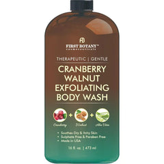 First Botany All Natural Body Wash - Fights Body Odor, Athlete's Foot, Jock Itch, Nail Issues, Dandruff, Acne, Eczema, Shower Gel for Women & Men, Skin Cleanser - 16 Fl Oz