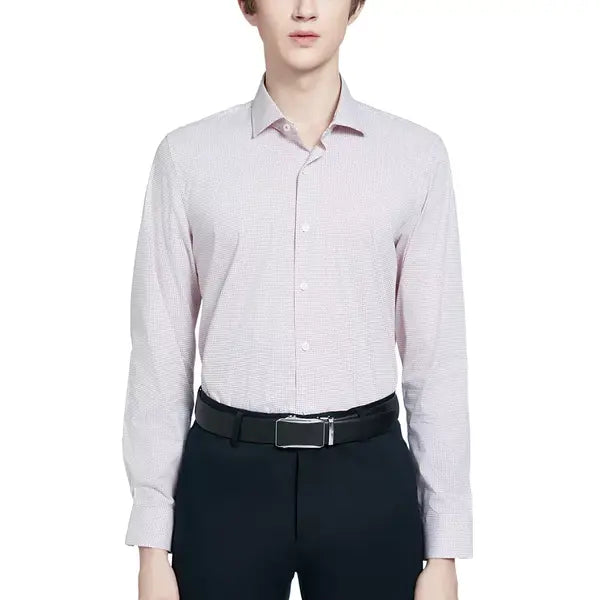 Tallia Men's Slim-Fit Micro-Geo Dress Shirt