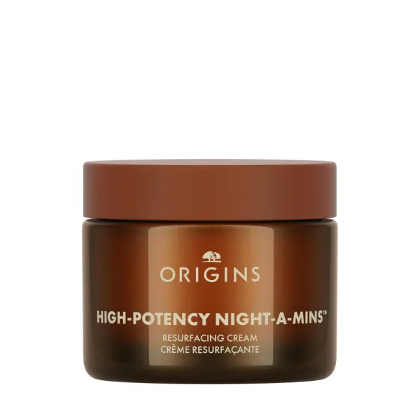 Origins High-Potency Night-A-Mins Resurfacing Night Moisturizer – Vitamin C, Jojoba & AHAs for Overnight Skin Renewal 1.7 Fl Oz