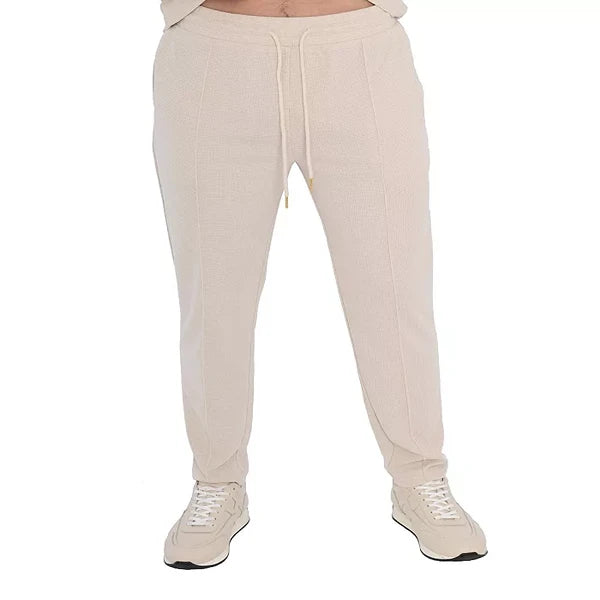 Dai Moda Men's Norman Pintuck Knit Drawstring Pant
