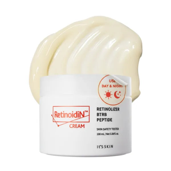 It'S SKIN Retinoidin Cream - Retinol Anti Aging Face Moisturizer and Serum, Smooth Wrinkles & Fine Lines - Firming & Moisturizing with Adenosine, Hyluronic Acid, Peptides, Niacinamide and Ceramide