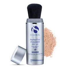 iS CLINICAL PerfecTint Powder SPF 40 Face Powder Tinted SPF Loose Face Powder for after makeup application