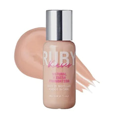 Ruby Kisses Liquid Foundation Medium Coverage, Lightweight, Natural Finish, Face Makeup for All Skin Type, Korean Makeup