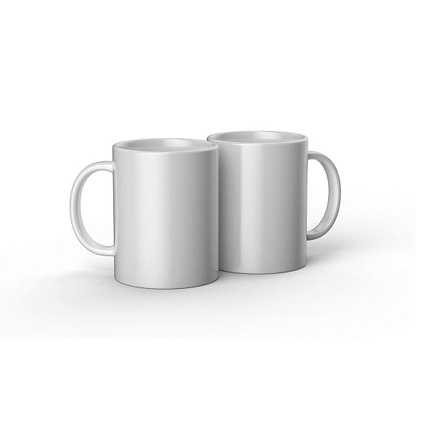 Cricut Beveled Blank Mug Ceramic-Coated 425ml (2 CT) (2007823) - White