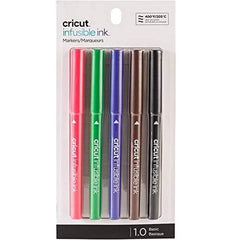 Cricut Infusible Ink Marker, Basic Medium-Point Markers (5 CT) (2006256) Multi