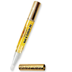 Bliss Kiss Simply Pure Nail & Cuticle Oil Pen – Vitamin E & Jojoba Nail Strengthener for Brittle, Peeling, Thin Nails | Hydrating Nail Growth Serum | Crisp Fragrance (1 Pen)