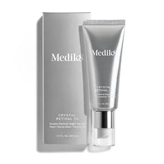 Medik8 Crystal Firming, Advanced Skin Retinaldehyde Face Serum Night Serum with Hyaluronic Acid and Vitamin E Gluten Free 1 oz