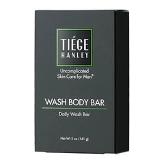Tiege Hanley Daily Body Wash Bar Soap for Men With Vitamin E, Jojoba Oil, and Aloe to Cleanse, Hydrate, and Gently Exfoliate, Men's Shower Skin Care