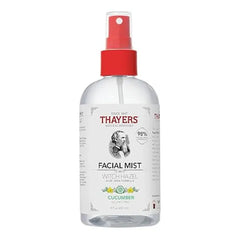 Thayers Alcohol-Free Witch Hazel Facial Mist Toner with Aloe Vera, Cucumber, Lavendar , Rose Petal &  Unscented Soothing and Hydrating, For All Skin Types, 8 oz