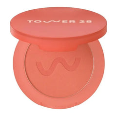Tower 28 GetSet Matte Powder Blush for Cheeks - 12-Hour Setting Blush Powder for Smooth, Blurred Skin, Talc-Free, Sweat-Proof Face Blushes, Makeup for Sensitive Skin