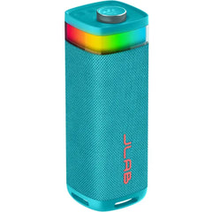 JLab JBuds Party Portable Bluetooth Speaker – Dual Drivers & Passive Woofers, 12H Playtime, IP56 Waterproof, RGB Lights & App Control