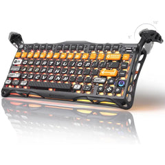GravaStar Mercury K1 Pro Wireless Mechanical Gaming Keyboard – Aluminum Alloy RGB Custom Keyboard, Hot-Swappable Linear Switches