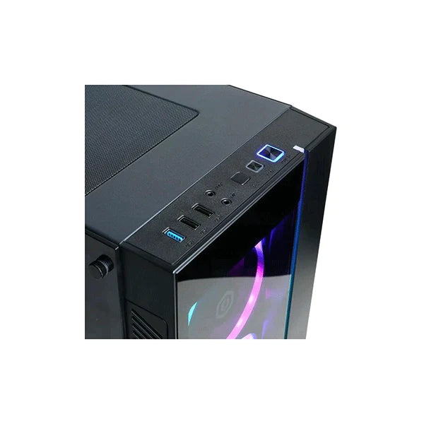 CyberPowerPc Gaming Desktop-PC GMS (AMD R5, 16GB) (GMA6800WST) 1TB Black