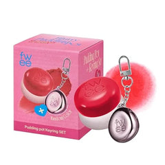 fwee Blurry Pudding Pot + Keychain SET Airbrushed Blush & Lip, Buildable Pigment, Long lasting, Lightweight, Easy to Blend, Natural Soft Matte Finish Makeup  Baddie