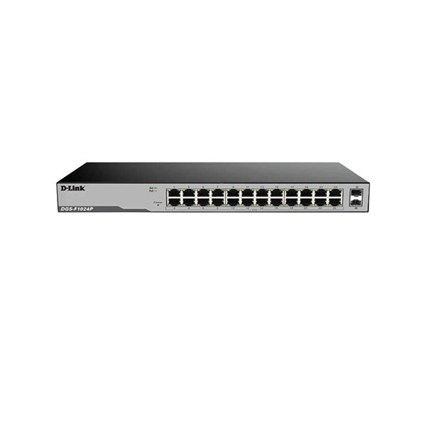 D-Link Gigabit Unmanaged POE Switch 24 Port with 2 SFP ports