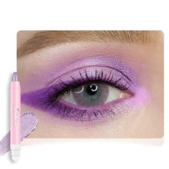 FeiCuiYun Monochrome Cream Glitter Shimmer Eye Shadow Stick Palette makeup 2 in 1 Eyeshadow & Eyeliner Pencil for Women Waterproof, Sombras Para Ojos