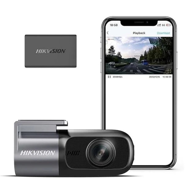 Hikvision D1 Dashcam, Easy Installation, 360° Rotate Camera
