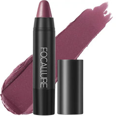 FOCALLURE Ultra Chic Metallic Lipstick,Rich Vitamin E Lip Crayon, Lightweight Shinning Color without Drying or Fading, Long Lasting Lips Makeup