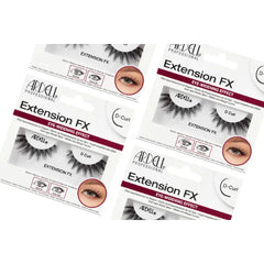 Ardell Lash Extension FX L Curl Lashes – Lift & Define Eyelashes, Natural Lashes for Hooded Eyes, Reusable Eye Lash, 4 Pack