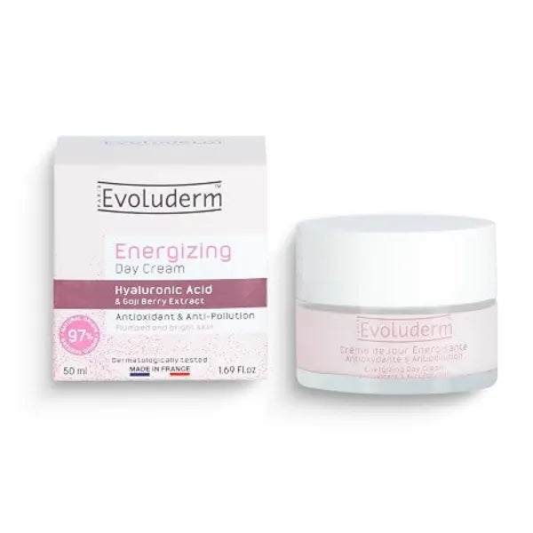Evoluderm Skin Moisturizer Cream, 50 ml Hydrating, Antioxidant, Normal or Dry Skin, Daytime Use, SPF 15, General Skin Care