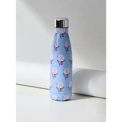 Floral Print Steel Water Bottle