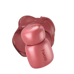 fwee Rose Obsession Stay Fit Lip Tint Rosy Vibes Colors, Layerable, No transfer Glow Lip Tint, Portable Size, Glossy Liquid Lip Stain