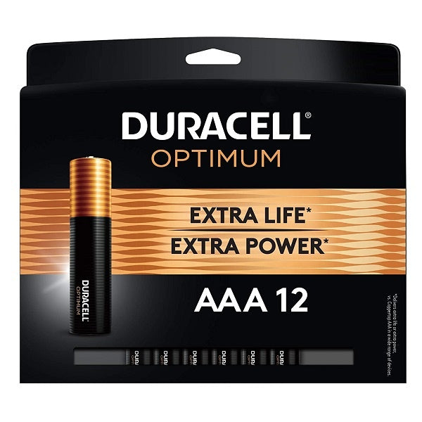 Duracell Battery Optimum AAA-12