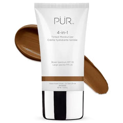 PUR Beauty 4-in-1 Tinted Moisturizer with SPF 20 - Hydrating Skin Tint Face Moisturizer, Primer & Foundation with Shea Butter, Aloe Vera & Vitamin B3 - Vegan Friendly, Paraben Free