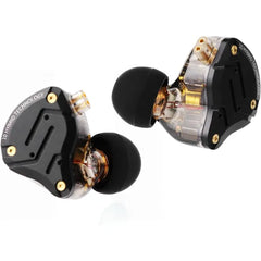 Linsoul KZ ZS10 Pro, 4BA+1DD 5 Driver in Ear Monitor, HiFi Wired Earbuds, Gaming Earbuds, Hybrid IEM Earphones with Stainless Steel Faceplate, Detachable Cable for Musician(Without Mic)
