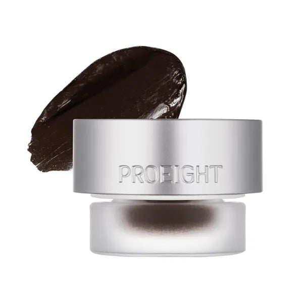 Piccasso PROEIGHT Stay On Gel Eyeliner, Long Lasting Waterproof Cream Texture High Pigment Eyeliner for Precise Smooth Drawing, Korean Makeup