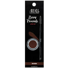 Ardell Brow Pomade - Smudge-Proof Long-Lasting Eyebrow Makeup, with Dual-Ended Precision Brush and Spoolie for Defined and Natural Brows, 1 Pack