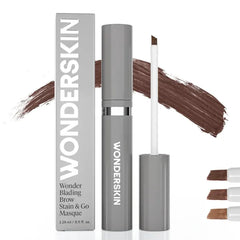 Wonderskin Wonder Blading Brow Stain & Go Masque - Long Lasting Eye Brow Tint, Transfer Proof and Smudge Proof Eyebrow Tint Stain