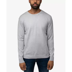 X-Ray Men's Basic Midweight Crewneck Pullover Sweater